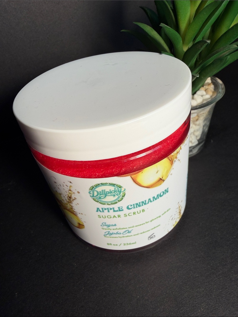 Dill Picky Apple Cinnamon Sugar Scrub 8 0z